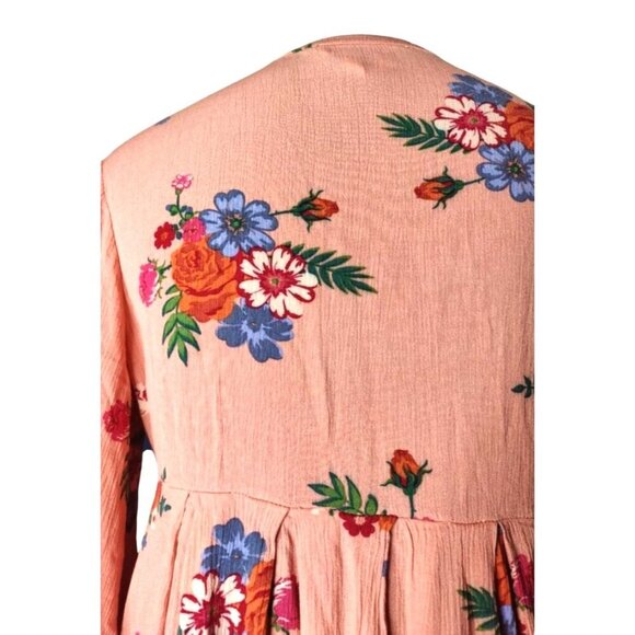 Matilda Jane Dress Womens Small Pink Floral Babydoll Mini Lets Go Out - Picture 9 of 11